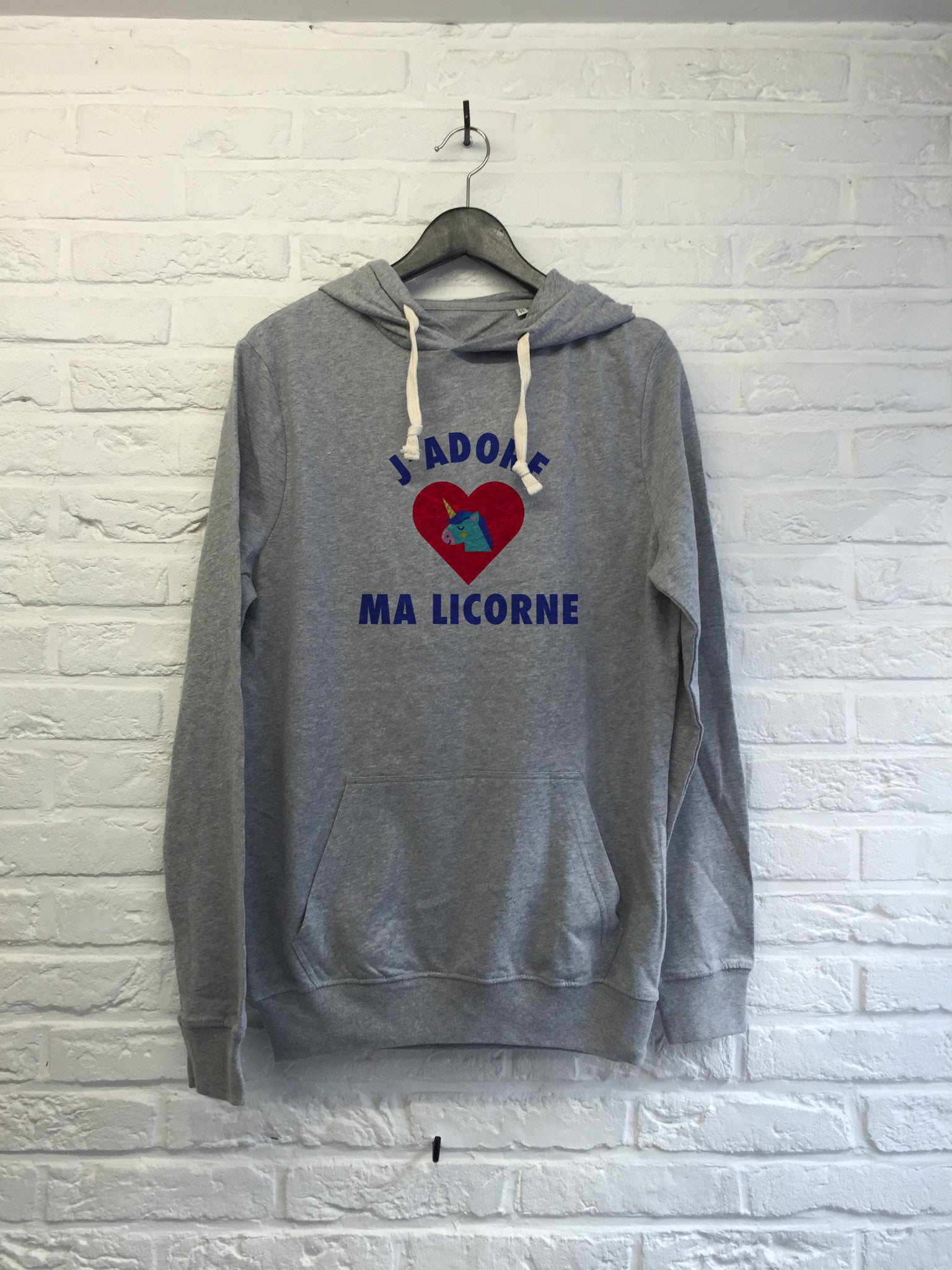 J'adore ma Licorne - Hoodie super soft touch-Sweat shirts-Atelier Amelot
