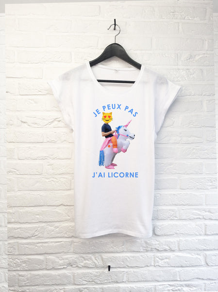 Je peux pas j'ai Licorne gonflable - Femme-T shirt-Atelier Amelot