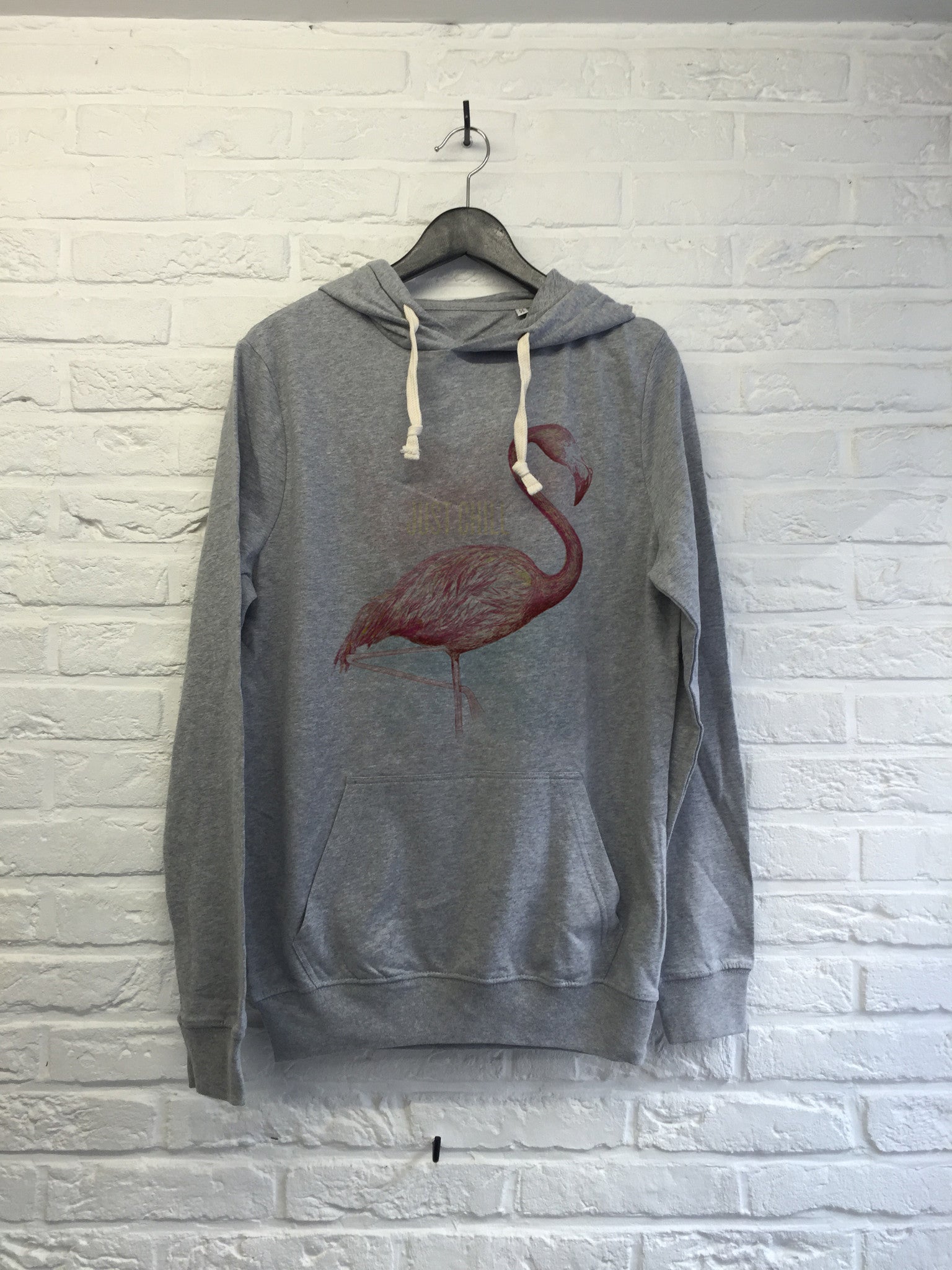 TH Gallery - Just Chill Flamant rose - Hoodies super soft touch-Sweat shirts-Atelier Amelot