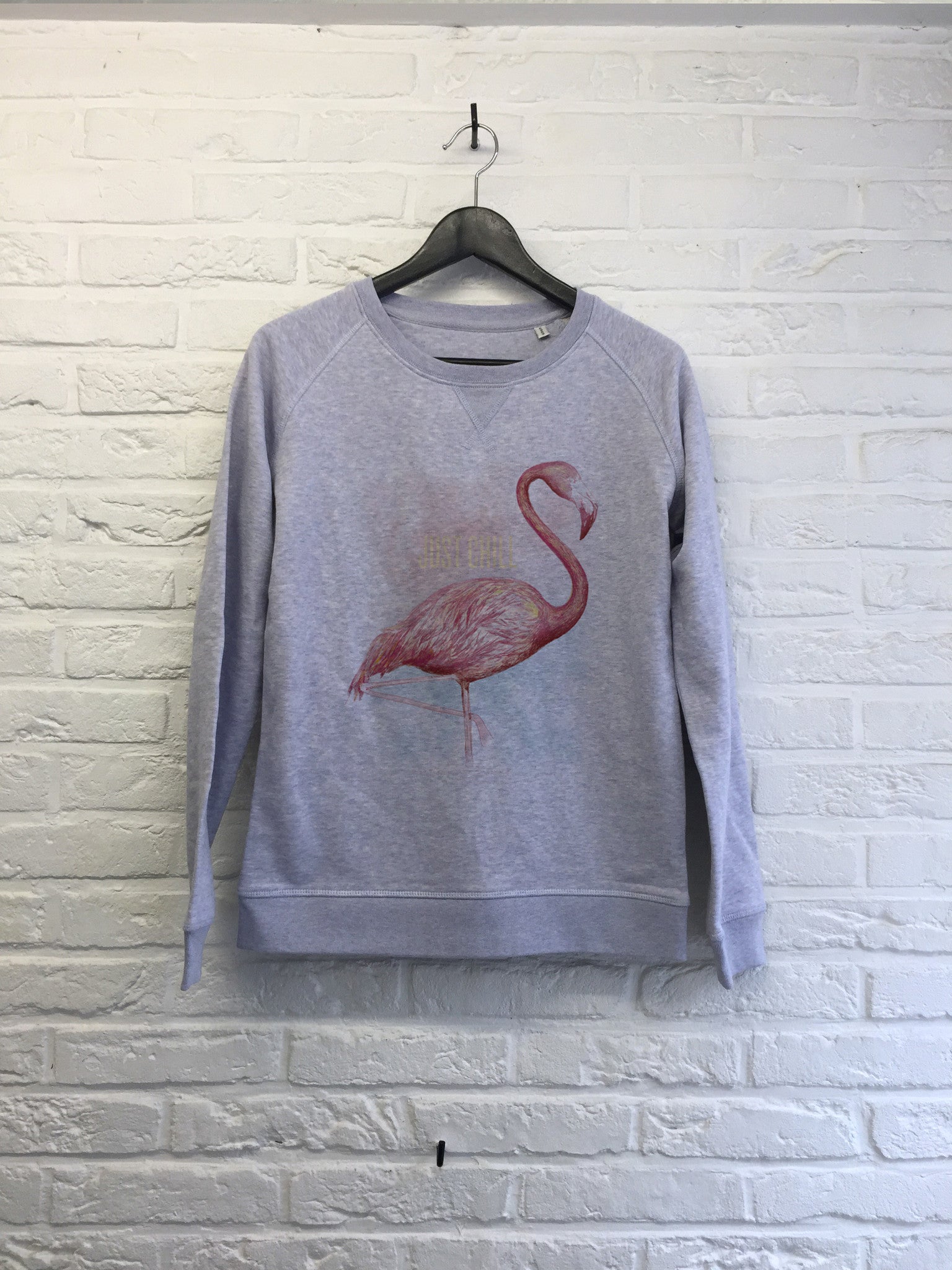 TH Gallery - Flamant Just Chill - Sweat - Femme-Sweat shirts-Atelier Amelot