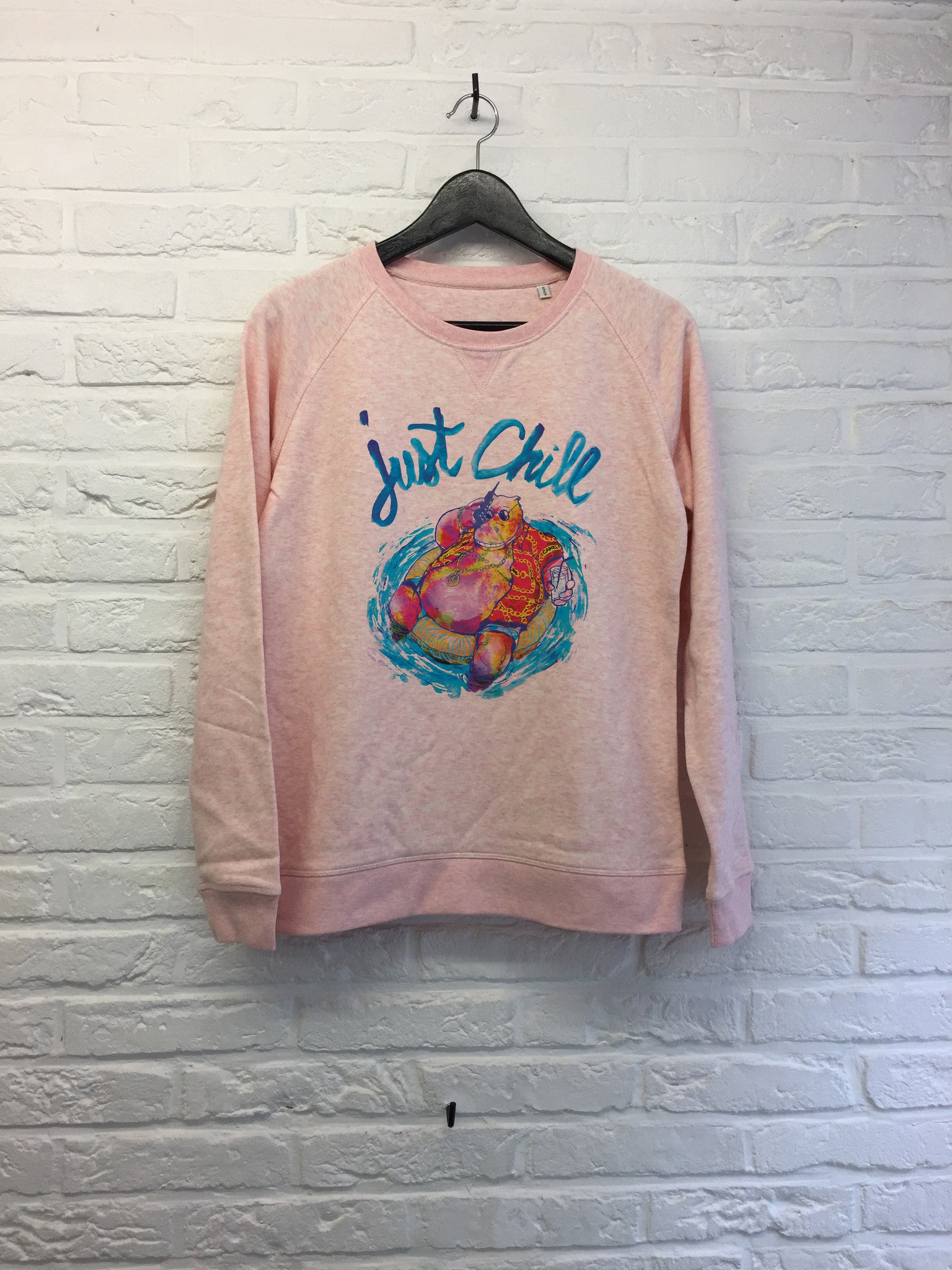 TH Gallery - Hippo Just Chill - Sweat - Femme-Sweat shirts-Atelier Amelot