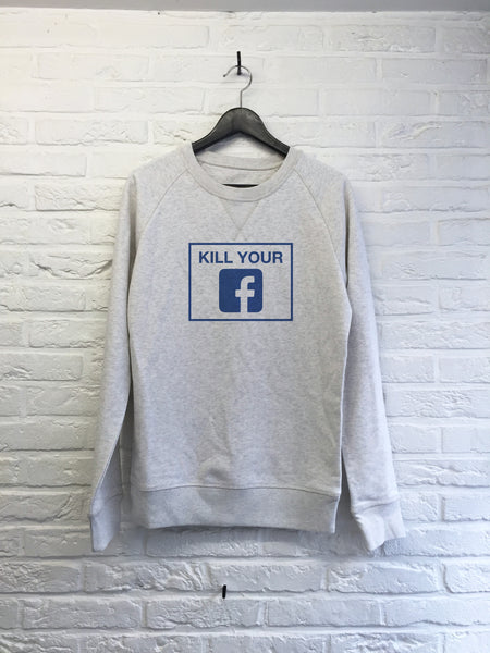Kill your facebook - Sweat Deluxe-Sweat shirts-Atelier Amelot