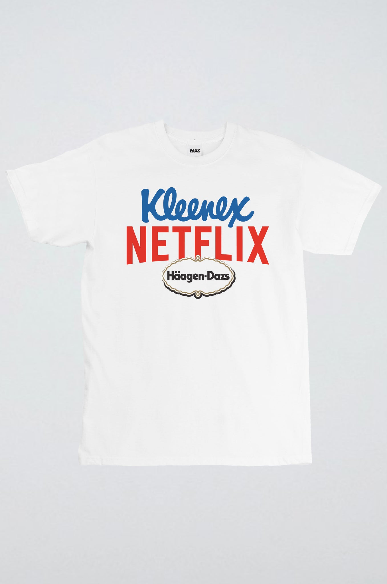 Kleenex Netflix Häagen-Dazs-T shirt-Atelier Amelot