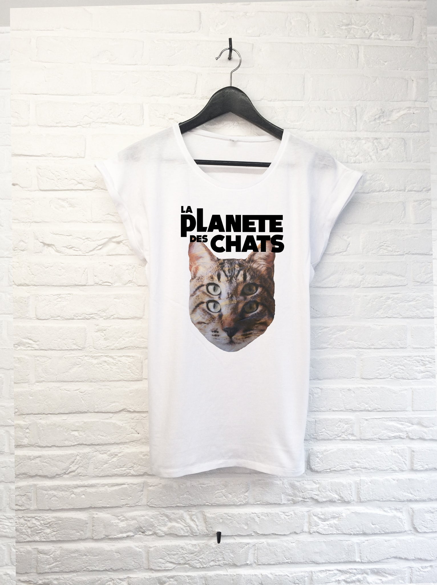 La planète des chats - Femme-T shirt-Atelier Amelot