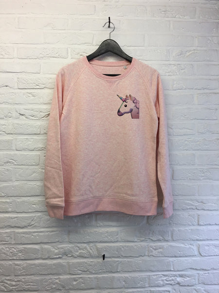 Licorne Emoji - Sweat - Femme-Sweat shirts-Atelier Amelot