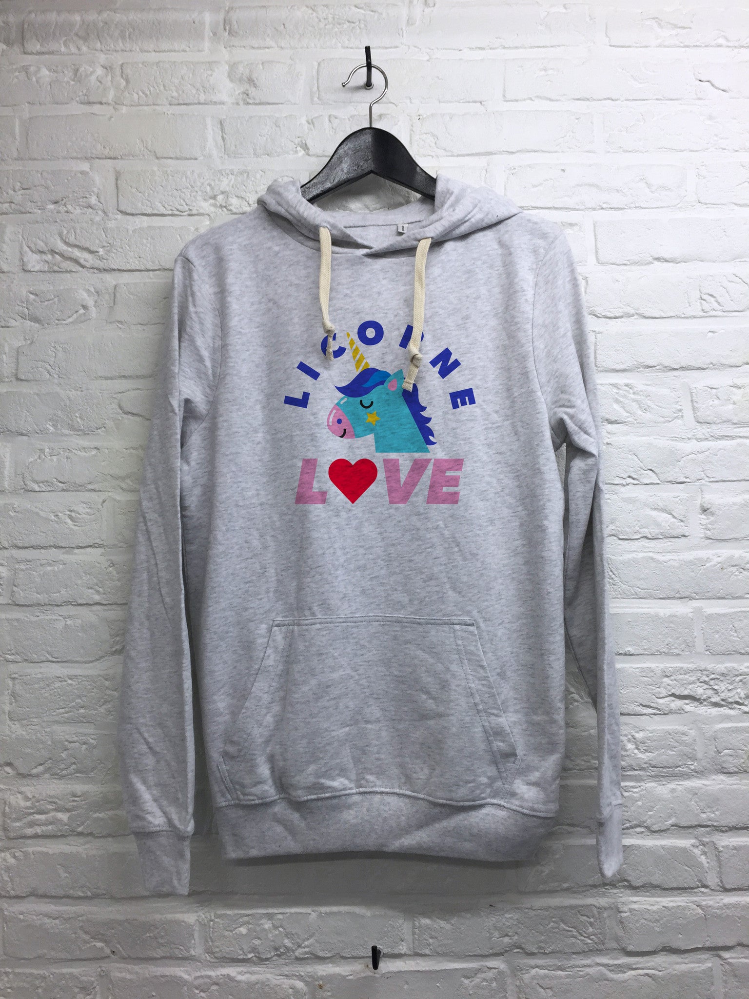 Licorne Love - Hoodie super soft touch-Sweat shirts-Atelier Amelot