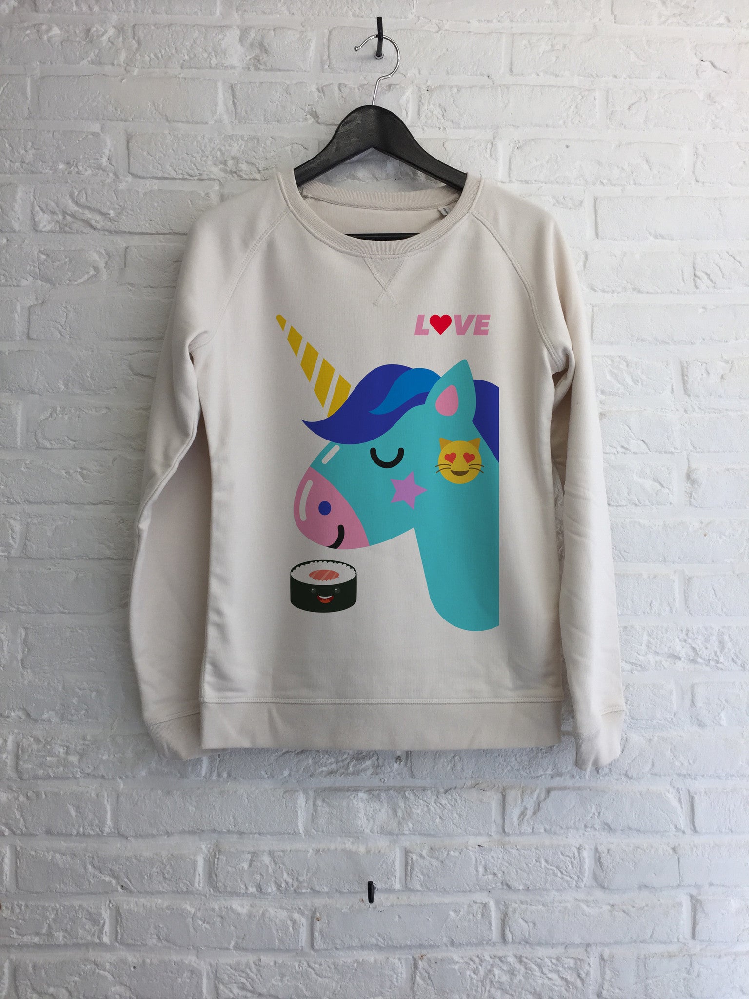 Love Licorne Sushi - Sweat - Femme-Sweat shirts-Atelier Amelot