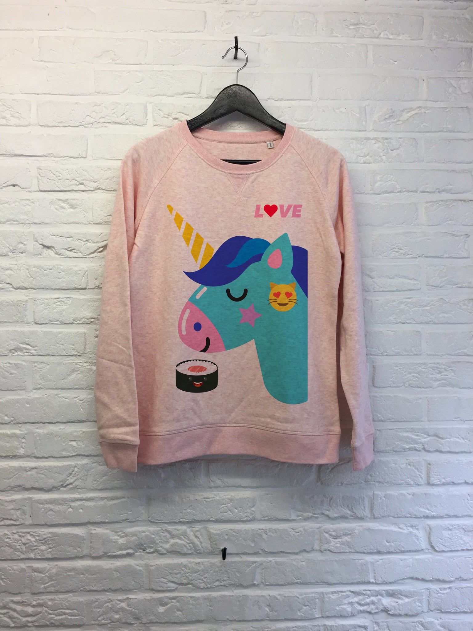 Love Licorne Sushi - Sweat - Femme-Sweat shirts-Atelier Amelot