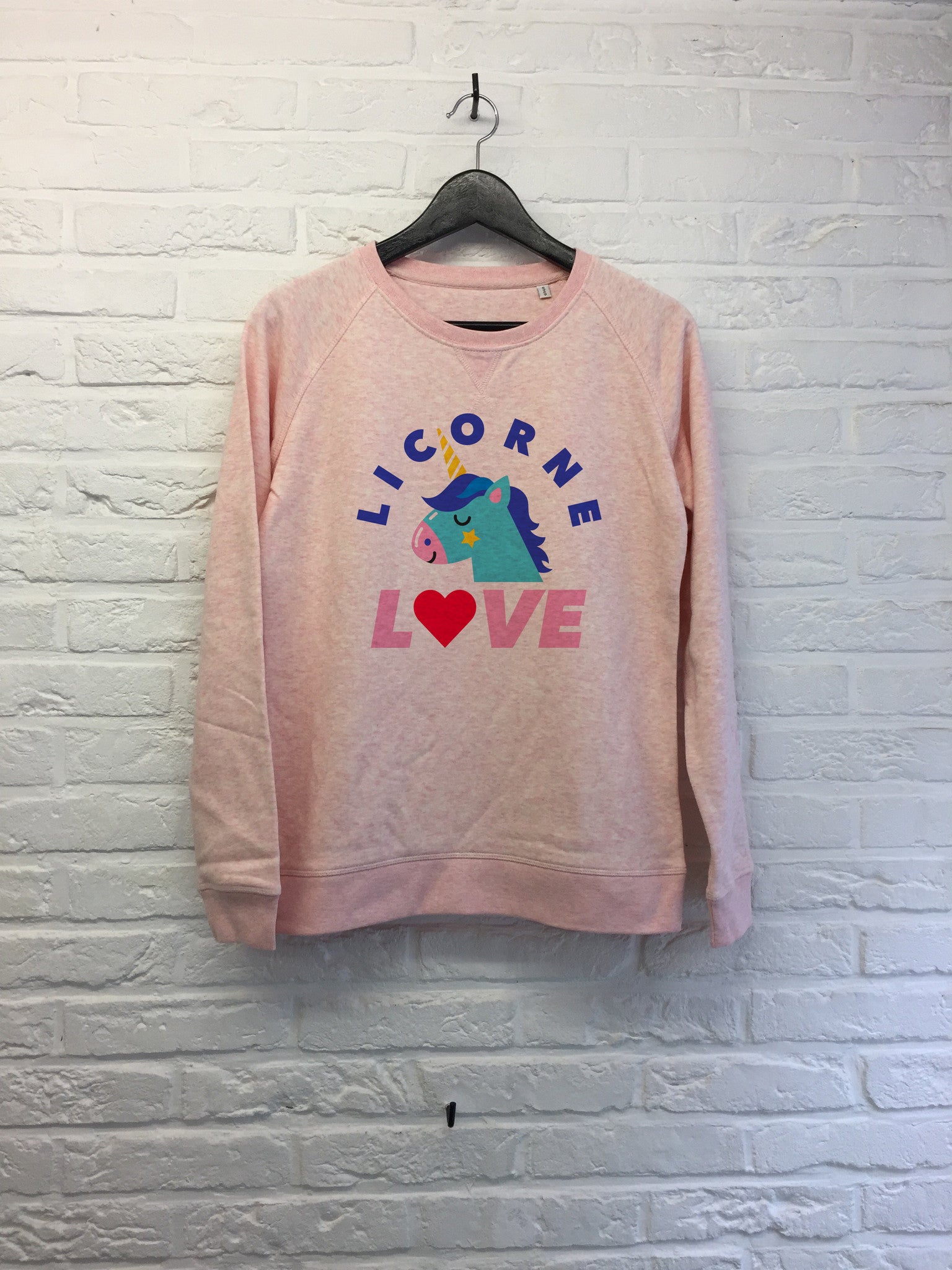 Licorne Love - Sweat - Femme-Sweat shirts-Atelier Amelot