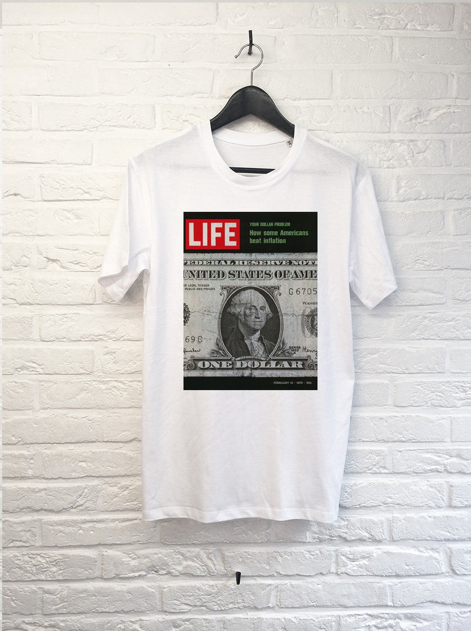Life dollar-T shirt-Atelier Amelot