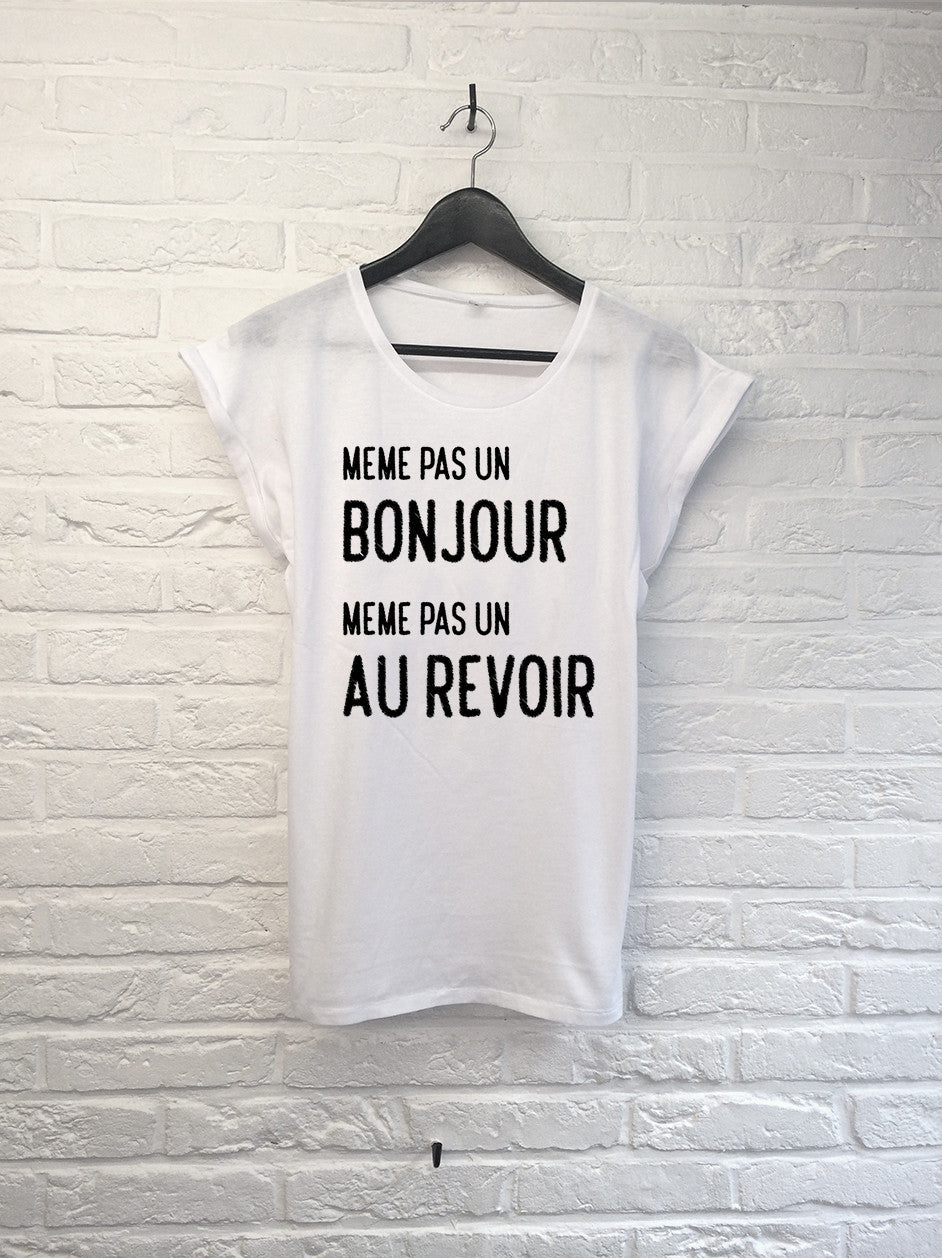 Même pas un bonjour - Femme-T shirt-Atelier Amelot