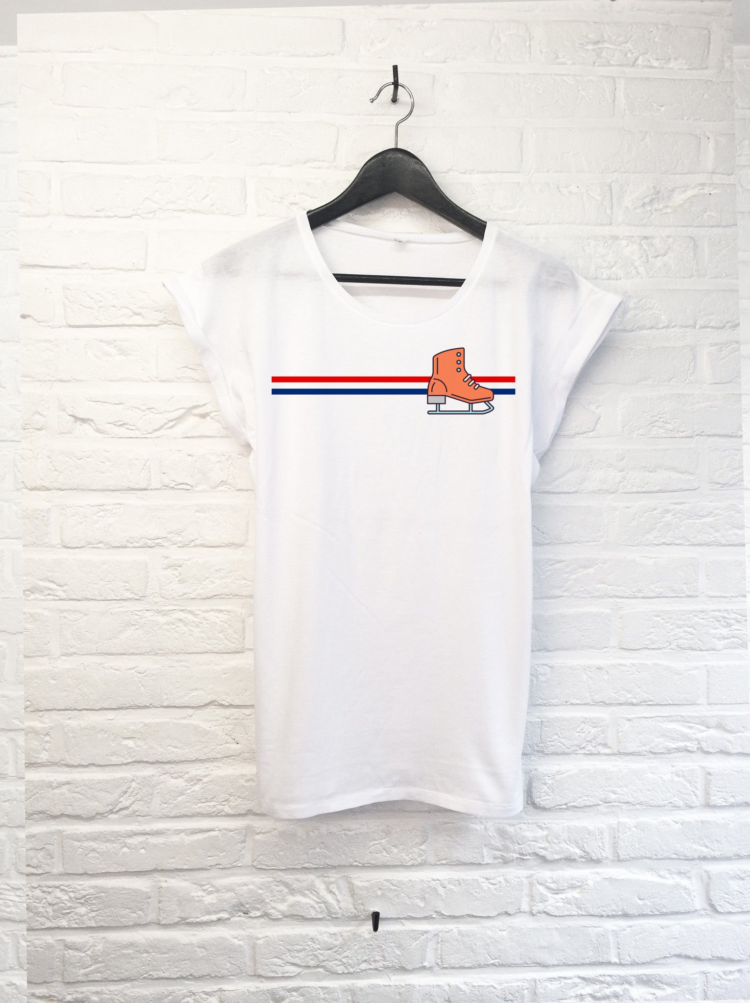 Patin à Glace - Femme-T shirt-Atelier Amelot