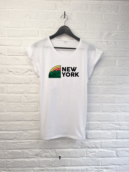 New York Rainbow - Femme-T shirt-Atelier Amelot