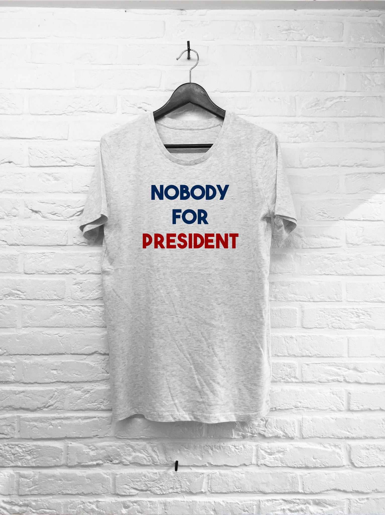 Nobody for President-T shirt-Atelier Amelot