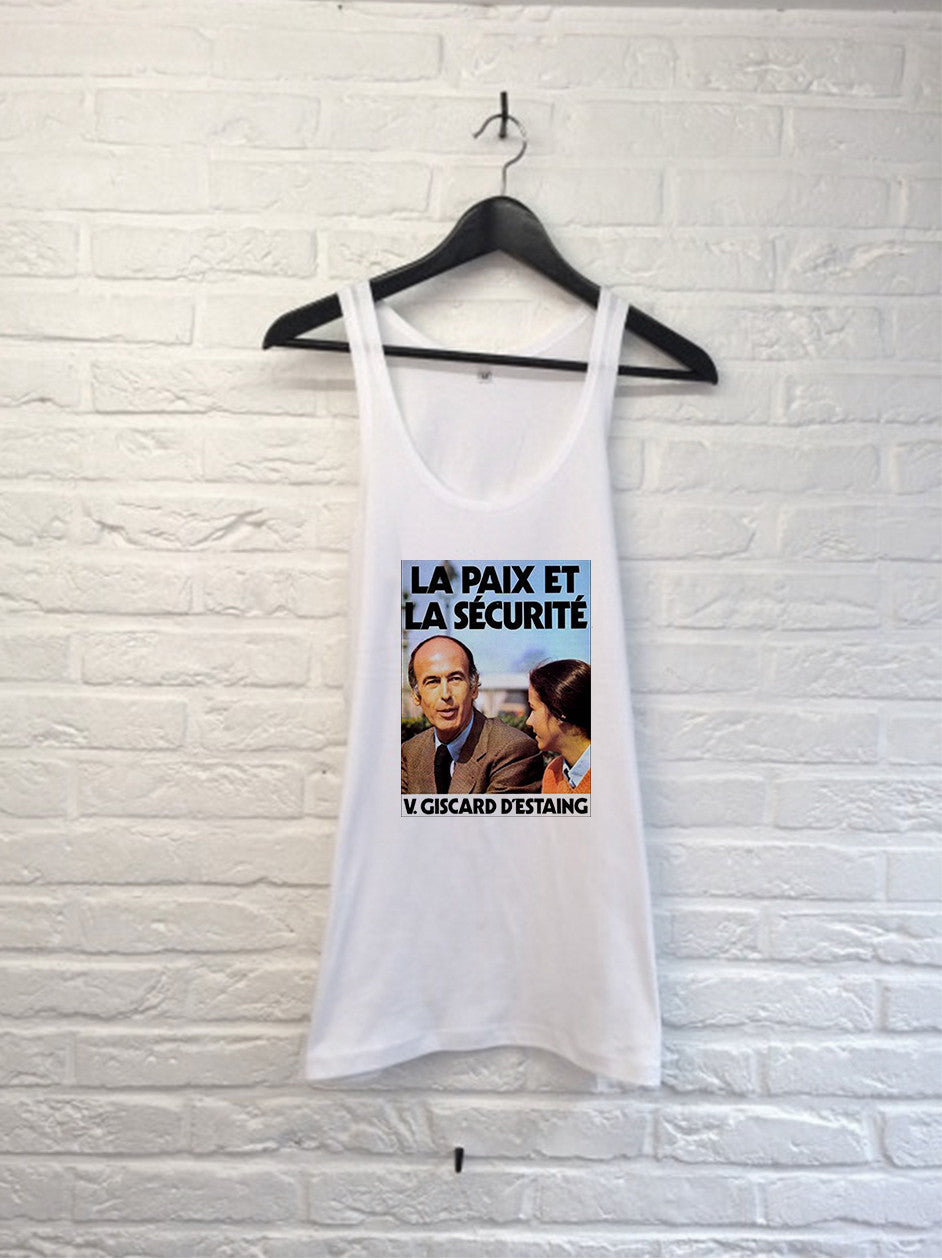 Paix et sécurité - Débardeur-T shirt-Atelier Amelot