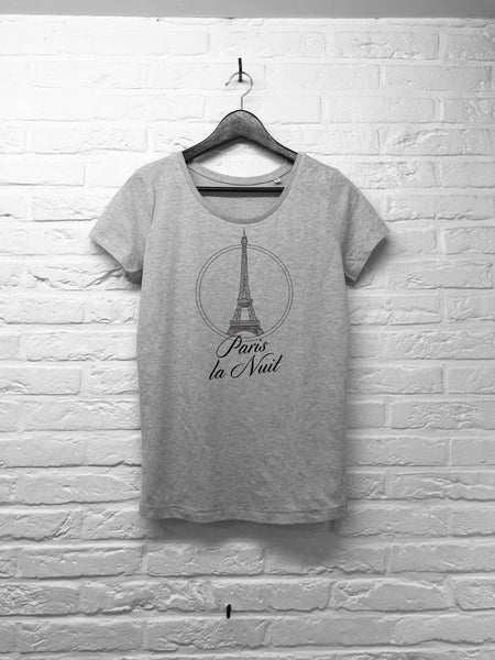 Paris la nuit - Femme - Gris-T shirt-Atelier Amelot
