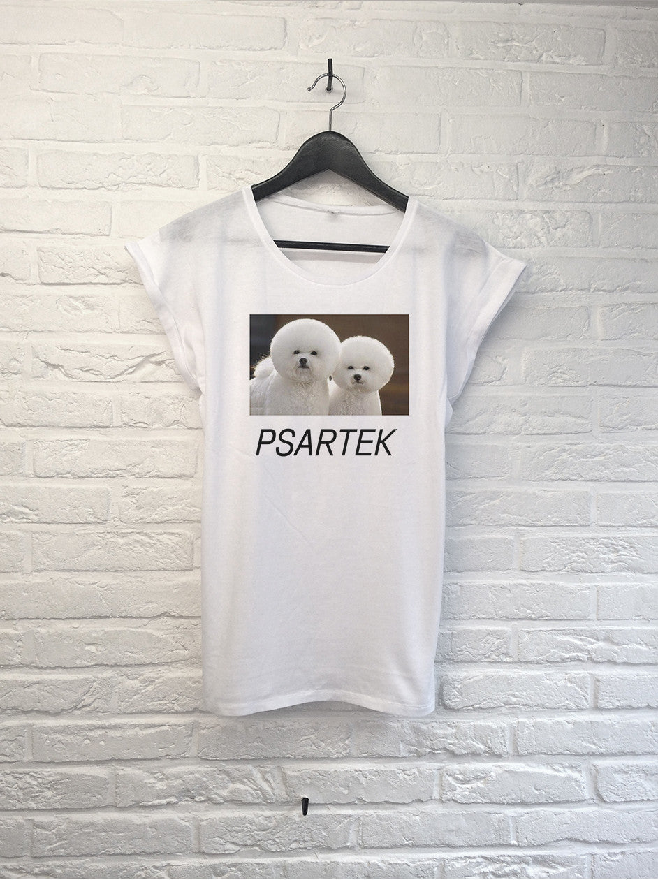 Psartek Caniche Boule - Femme-T shirt-Atelier Amelot
