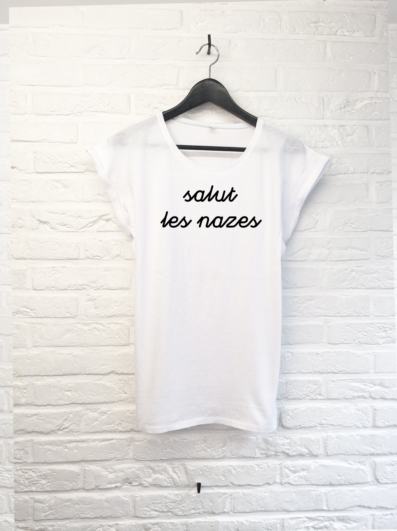 Salut les nazes - Femme-T shirt-Atelier Amelot