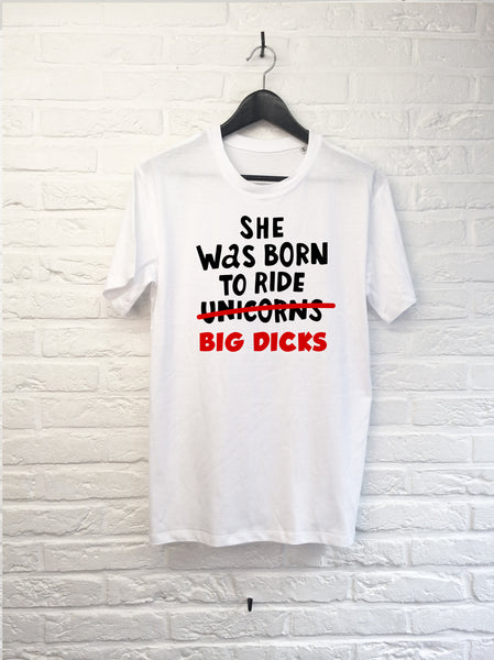 She was born to ride-T shirt-Atelier Amelot