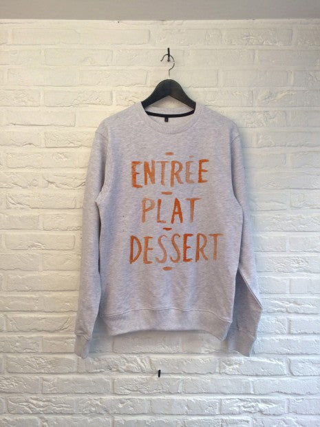 TH Gallery - Entrée Plat Dessert - Sweat-Sweat shirts-Atelier Amelot