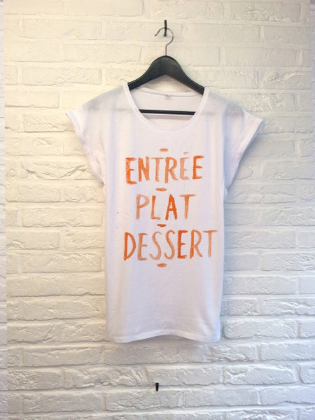 TH Gallery -Entrée Plat Dessert - Femme-T shirt-Atelier Amelot