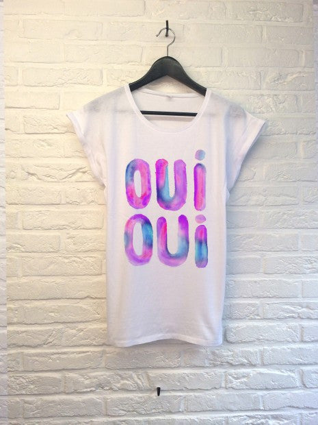 TH Gallery - Oui Oui (violet) - Femme-T shirt-Atelier Amelot