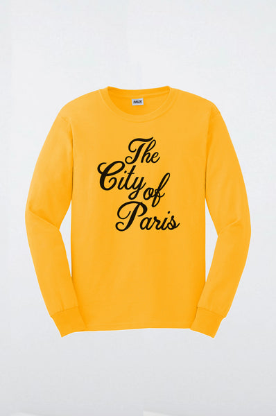 The City of Paris - T-Shirt manches longues rose-T shirt-Atelier Amelot