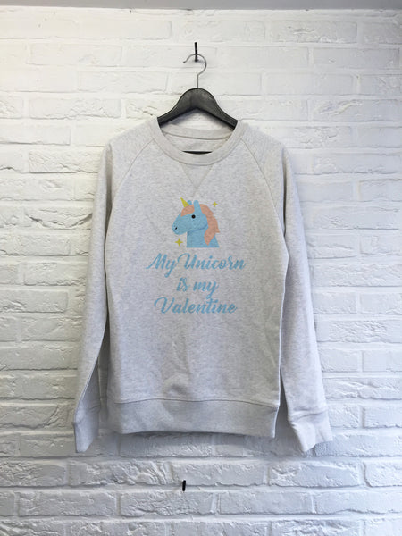 My unicorn is my Valentine - Sweat-Sweat shirts-Atelier Amelot
