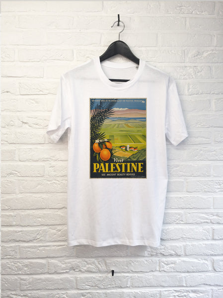 Visit Palestine Orange-T shirt-Atelier Amelot