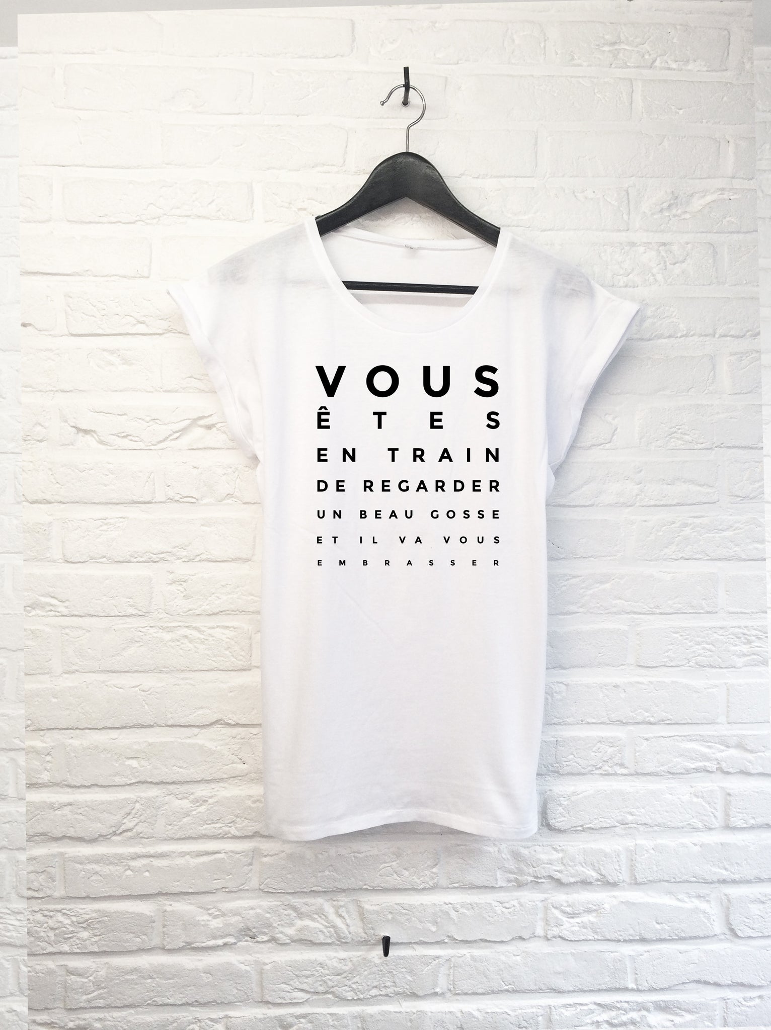 Vous êtes en train - Femme-T shirt-Atelier Amelot