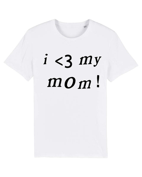 T shirt Kanye I love my mom White
