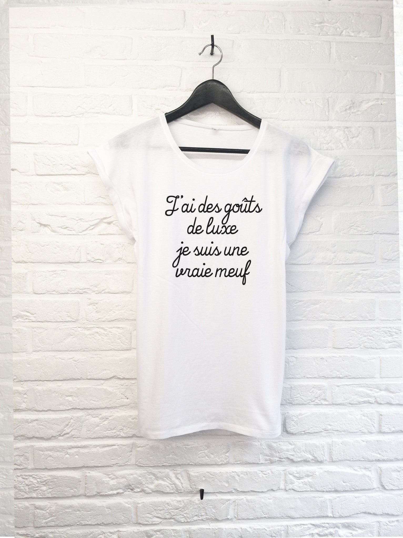 Luxe vraie meuf - Femme-T shirt-Atelier Amelot