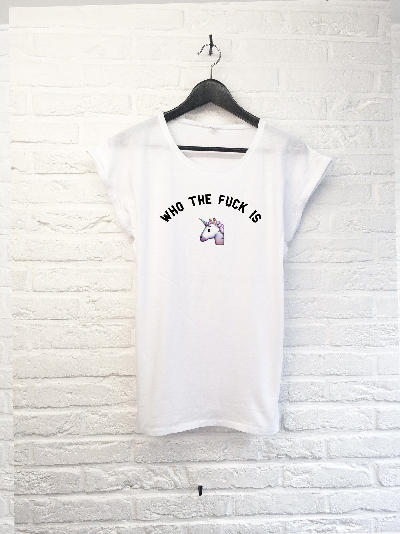 Who the f*** is unicorn - Femme-T shirt-Atelier Amelot