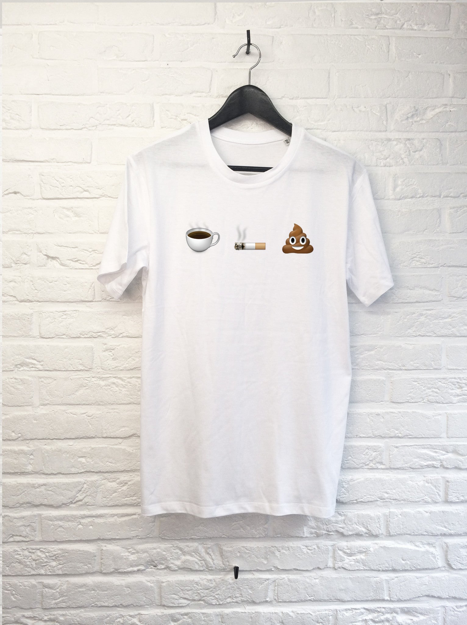 Cafe clope caca-T shirt-Atelier Amelot