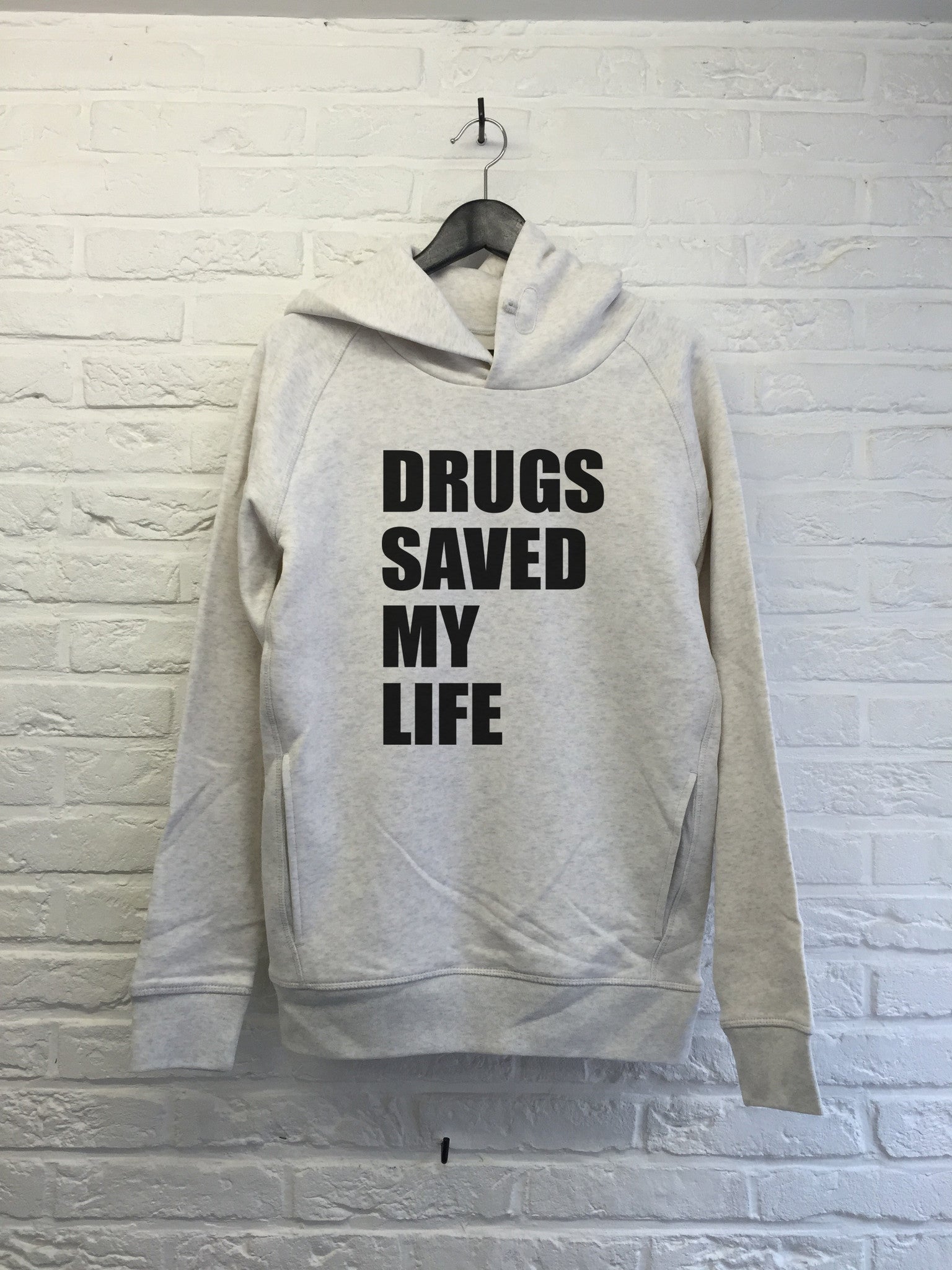Drugs saved my life - Hoodie Deluxe-Sweat shirts-Atelier Amelot