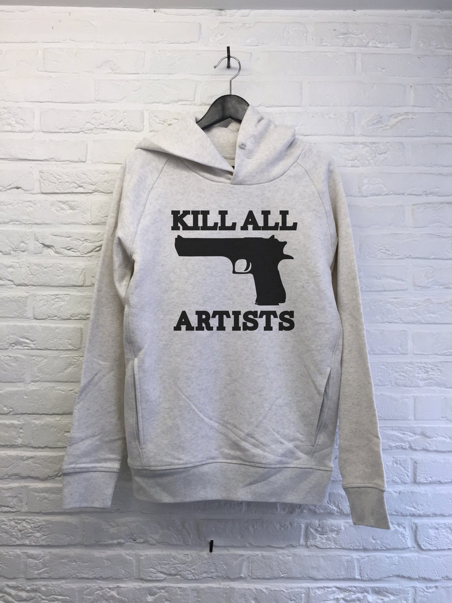 Kill all artists - Hoodie Deluxe-Sweat shirts-Atelier Amelot