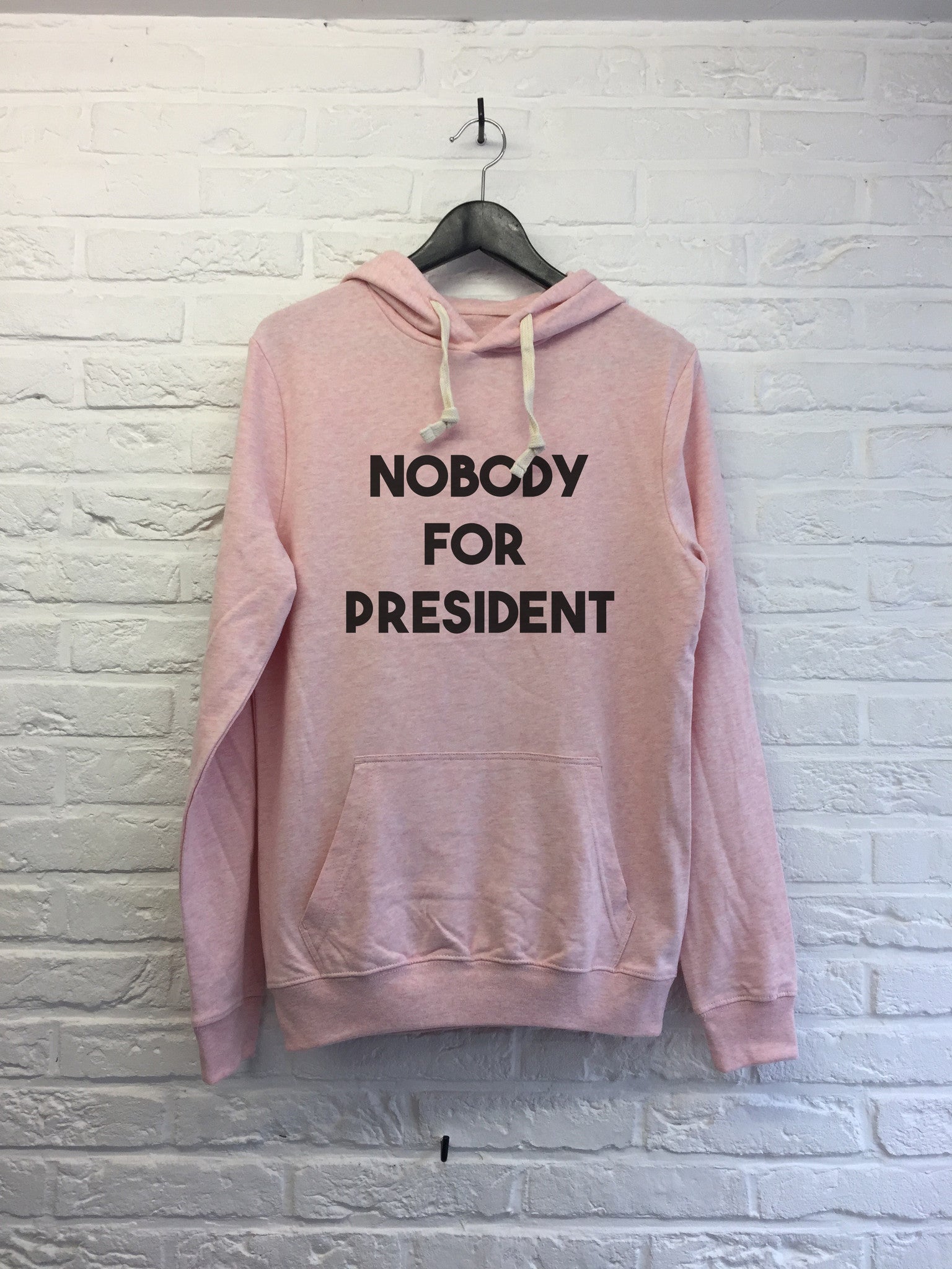 Nobody for president - Hoodie super soft touch-Sweat shirts-Atelier Amelot