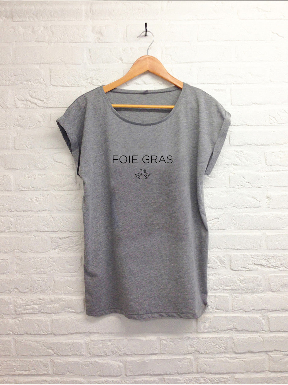 Foie gras - Femme gris-T shirt-Atelier Amelot