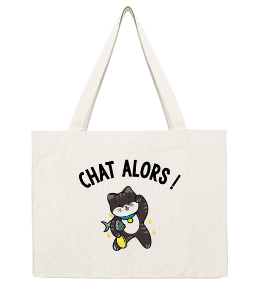Chat alors neko - Shopping bag-Sacs-Atelier Amelot