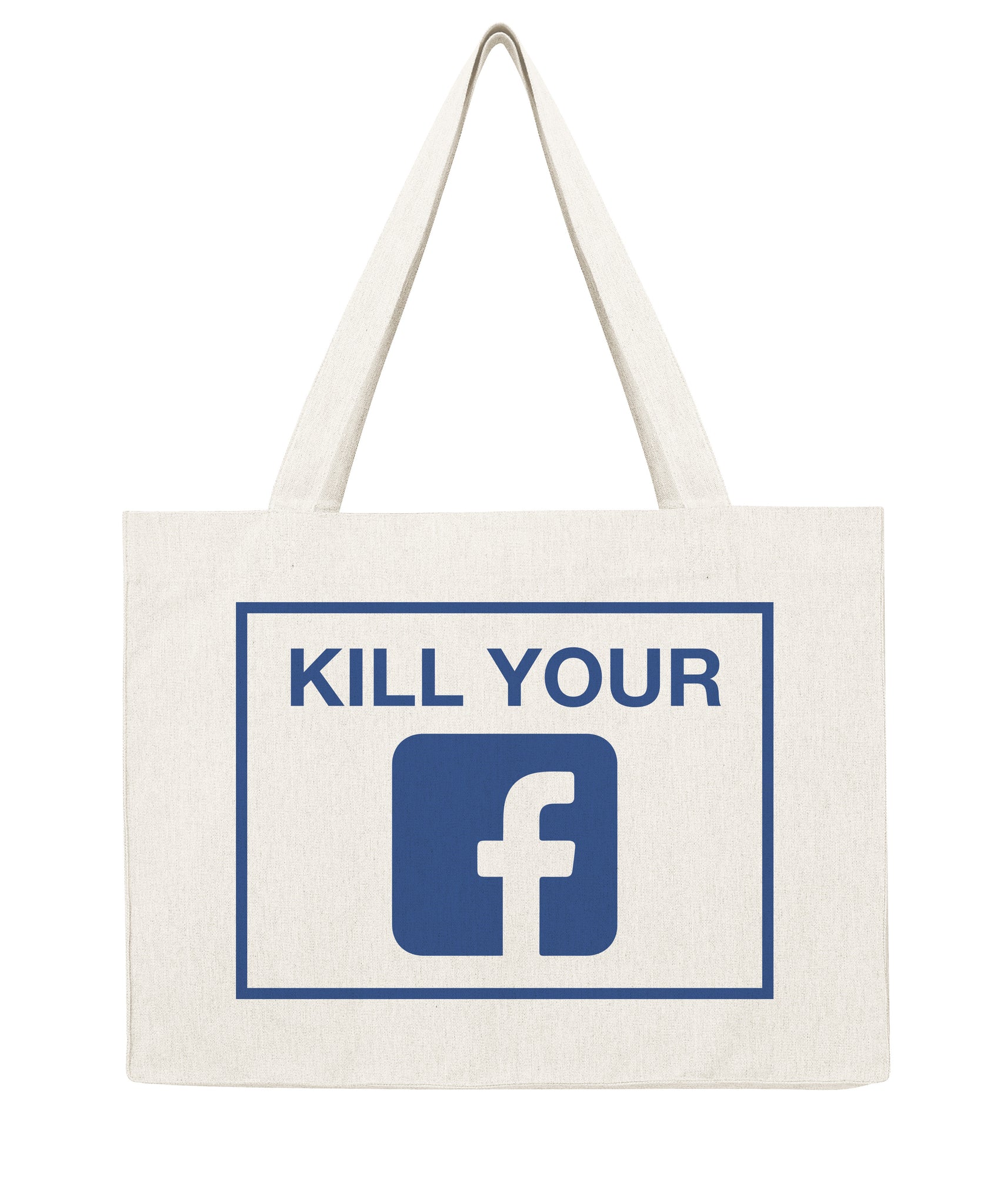 Kill your Facebook - Shopping bag-Sacs-Atelier Amelot