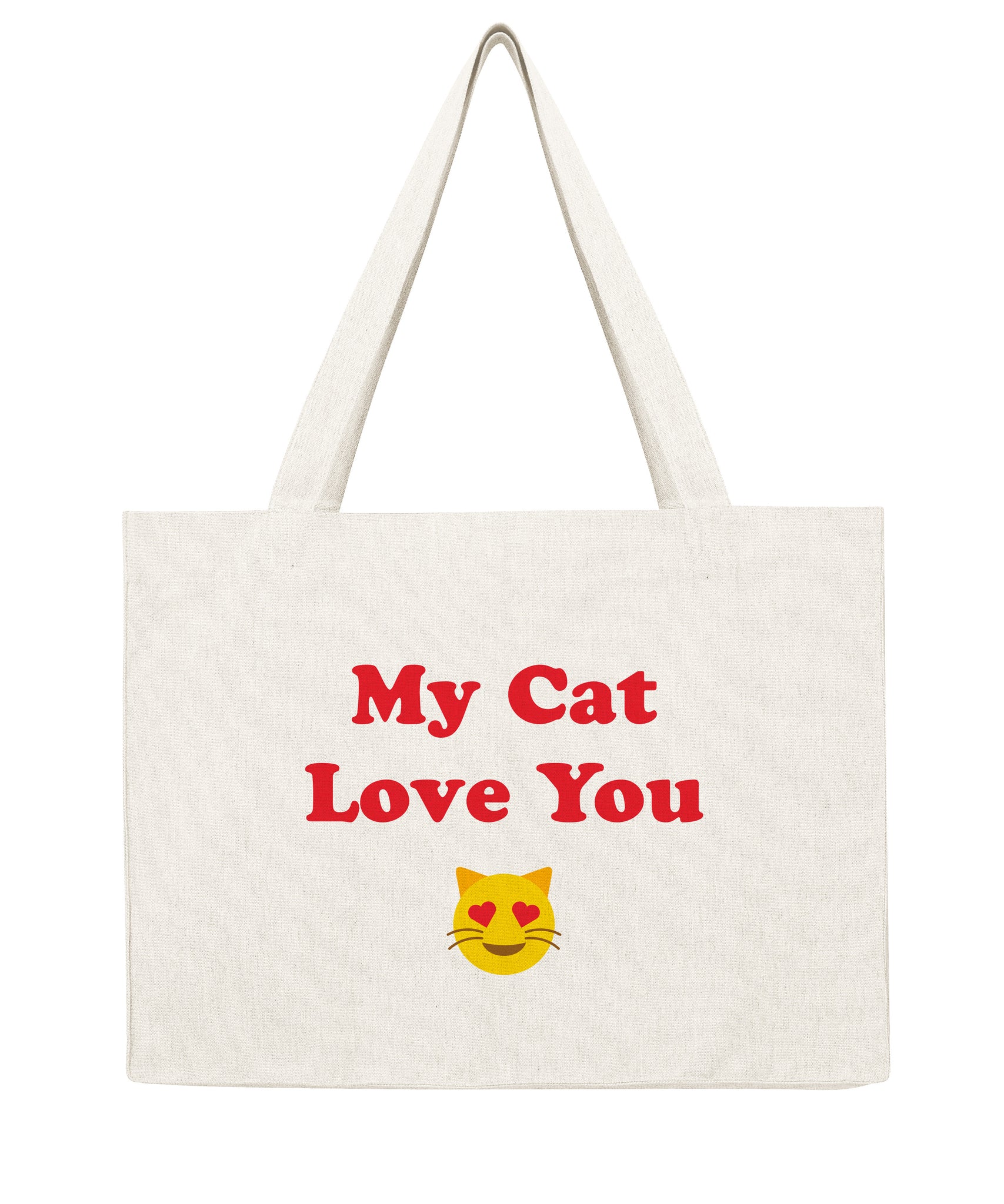 My cat love you - Shopping bag-Sacs-Atelier Amelot