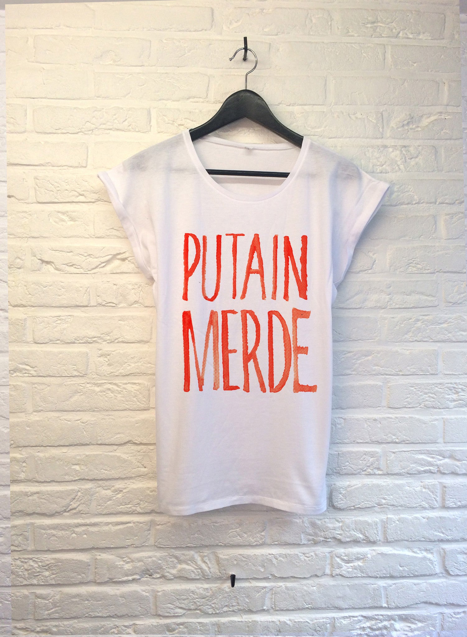 TH Gallery - Putain Merde - Femme-T shirt-Atelier Amelot