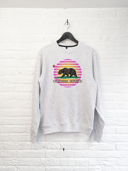 California Bear Rose - Sweat-Sweat shirts-Atelier Amelot