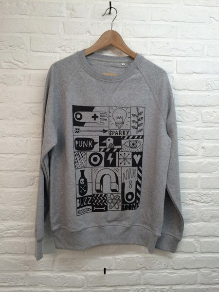 TH Gallery - Sparky Gris - Sweat-Sweat shirts-Atelier Amelot