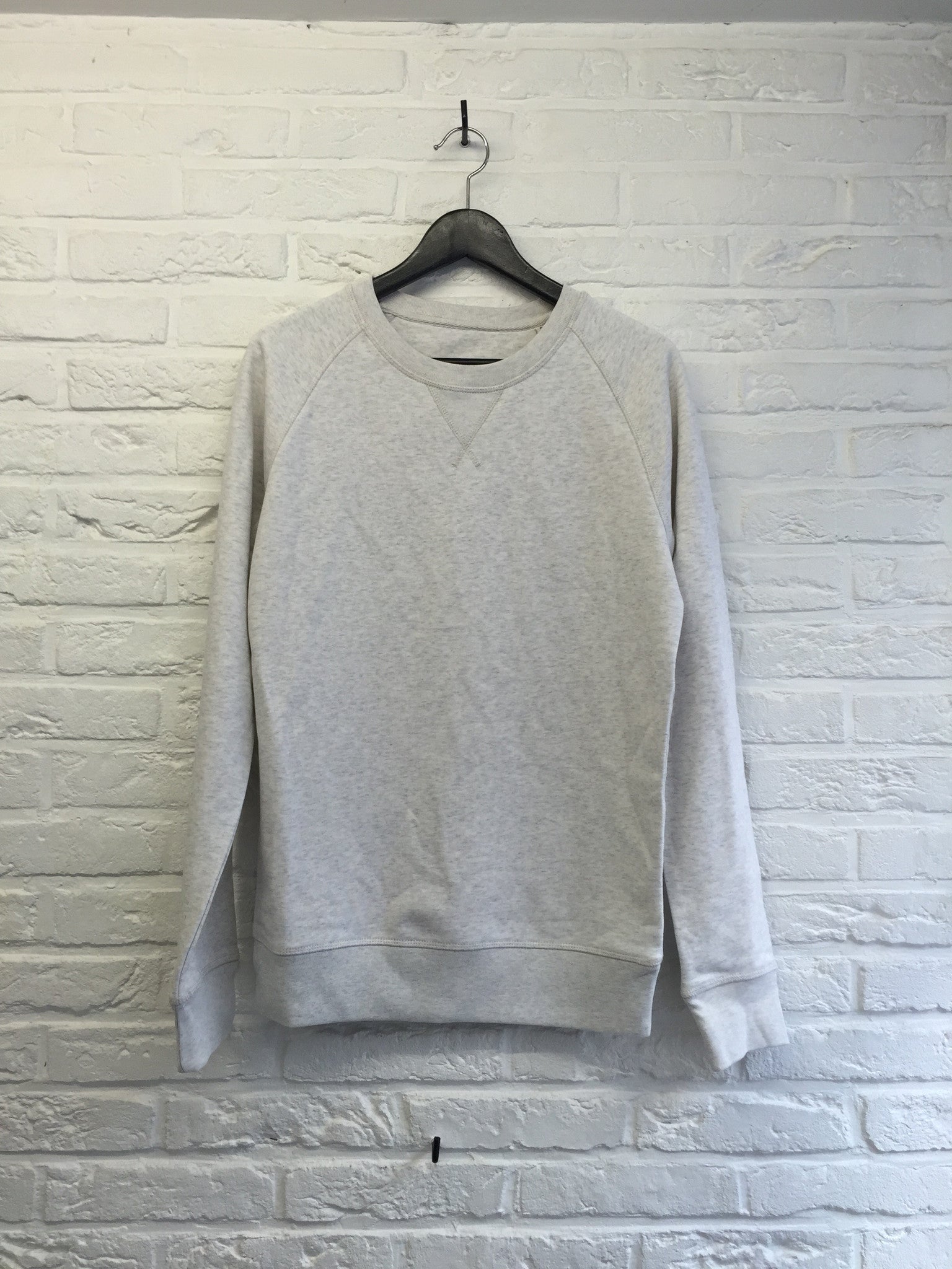 Sweat blanc chiné-Sweat shirts-Atelier Amelot