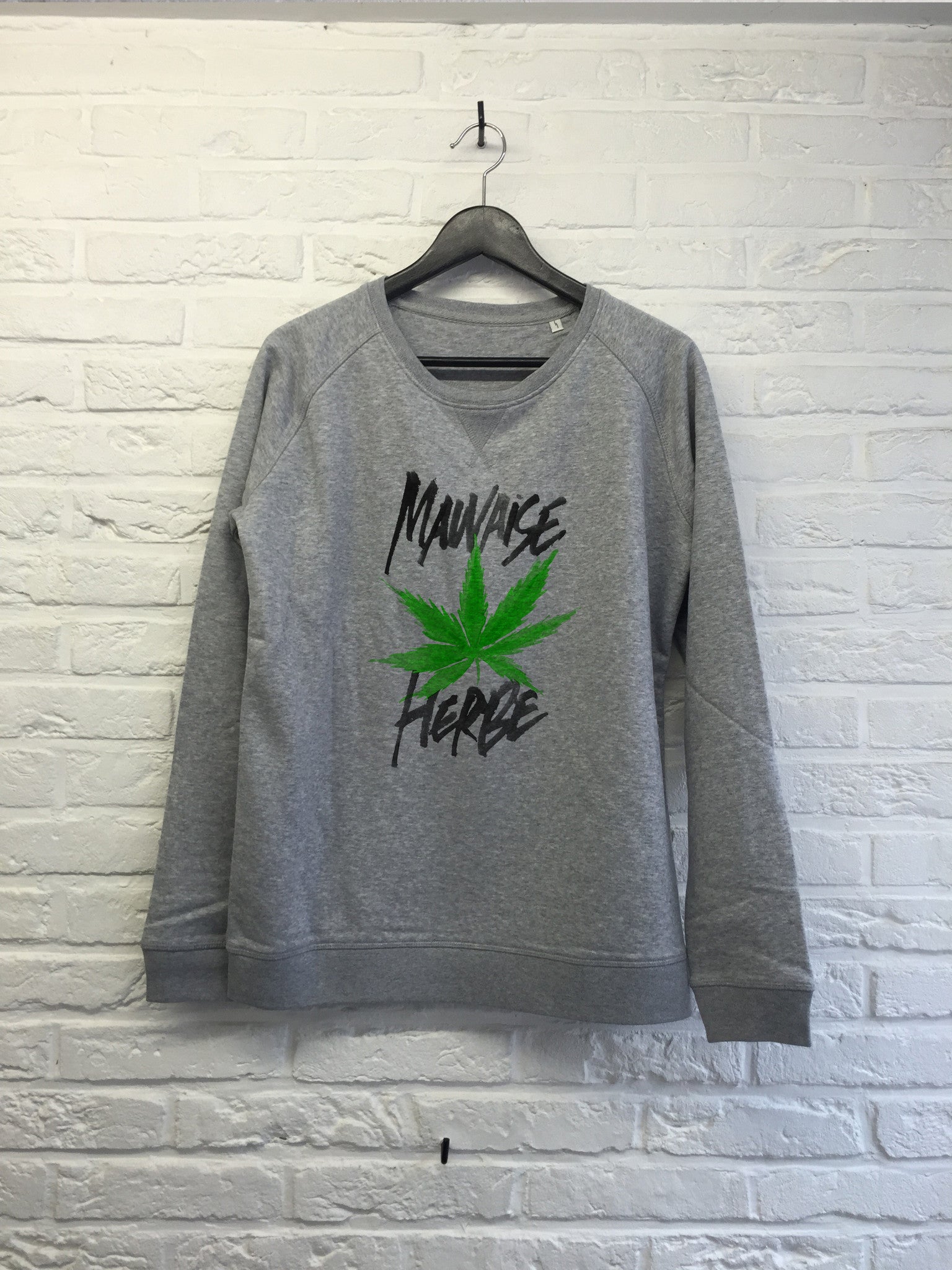 TH Gallery - Mauvaise Herbe - Sweat - Femme-Sweat shirts-Atelier Amelot