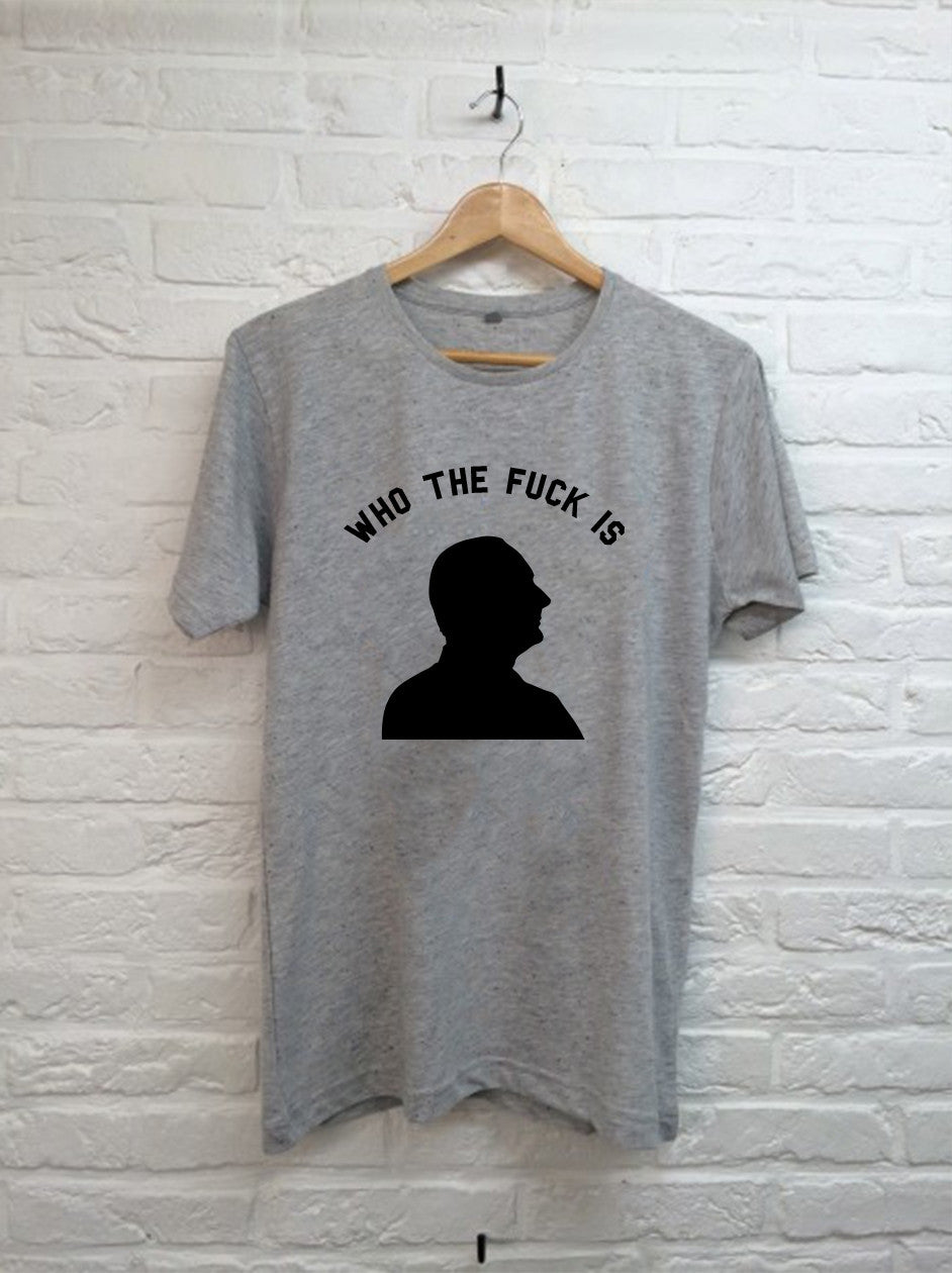 Who the f*** is Chirac (Gris)-T shirt-Atelier Amelot